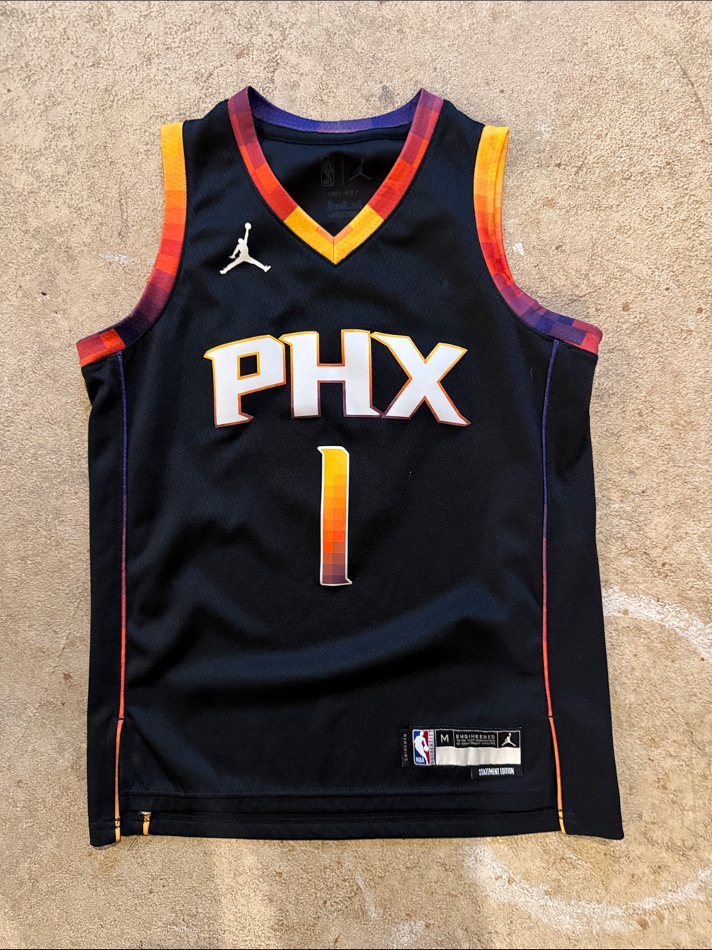 Youth M Pheonix Suns Booker jersey